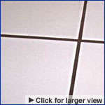 repaired grout